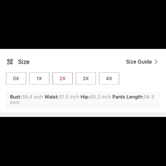 Curvy girl cashew print skinny jumpsuit NWOT - Picture 7 of 7